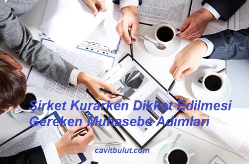 yeni şirket muhasebe işlemleri