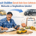 Gerçek Usüle Geçen Taksicilerde Muhasebe İşlemleri