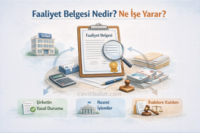 Faaliyet Belgesi Ne İşe Yarar?